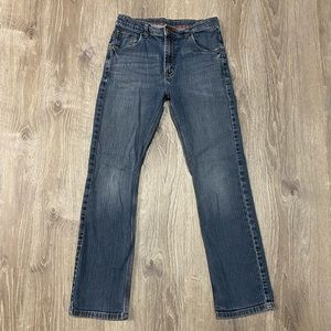 Boys Wrangler Adjustable Waist Denim Blue Jeans